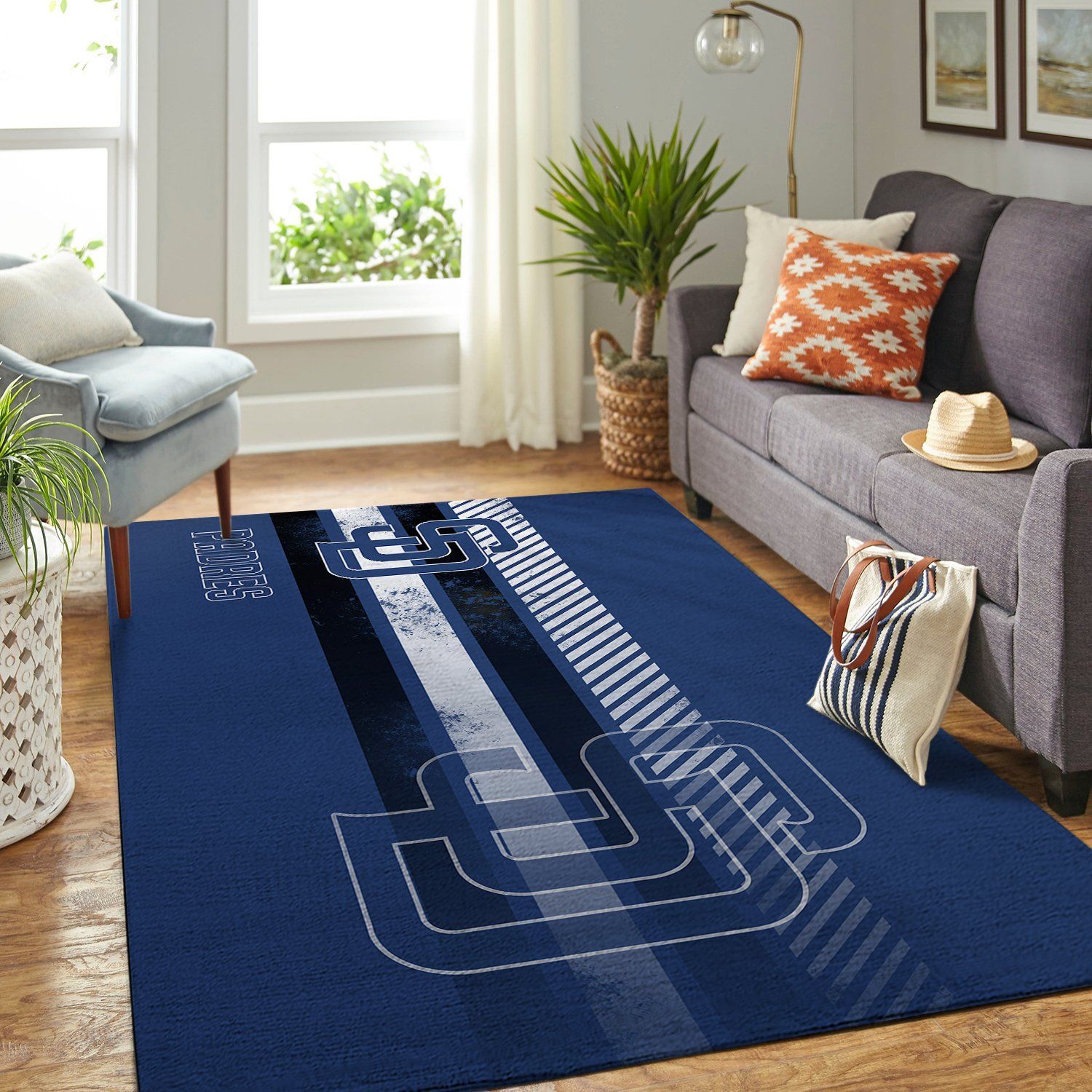 Amazon San Diego Padres Living Room Area Rug