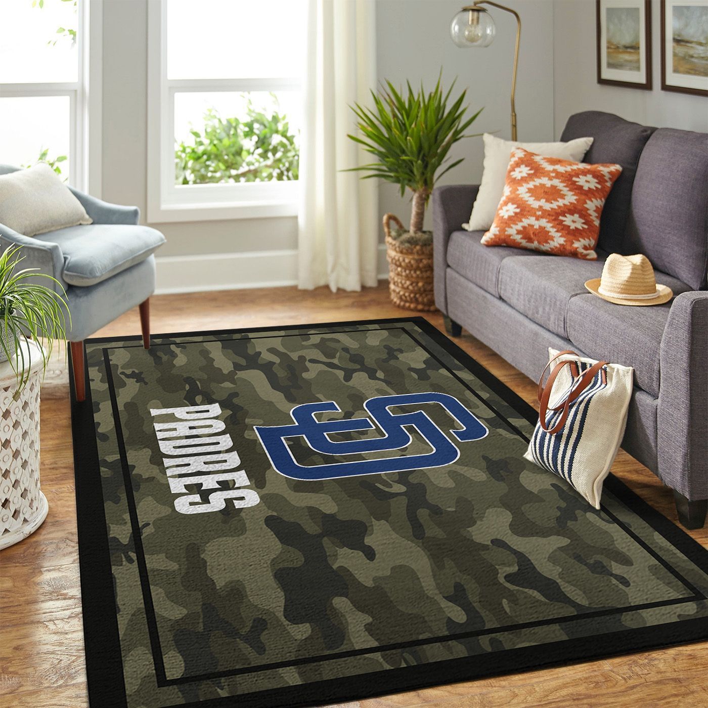 Amazon San Diego Padres Living Room Area Rug