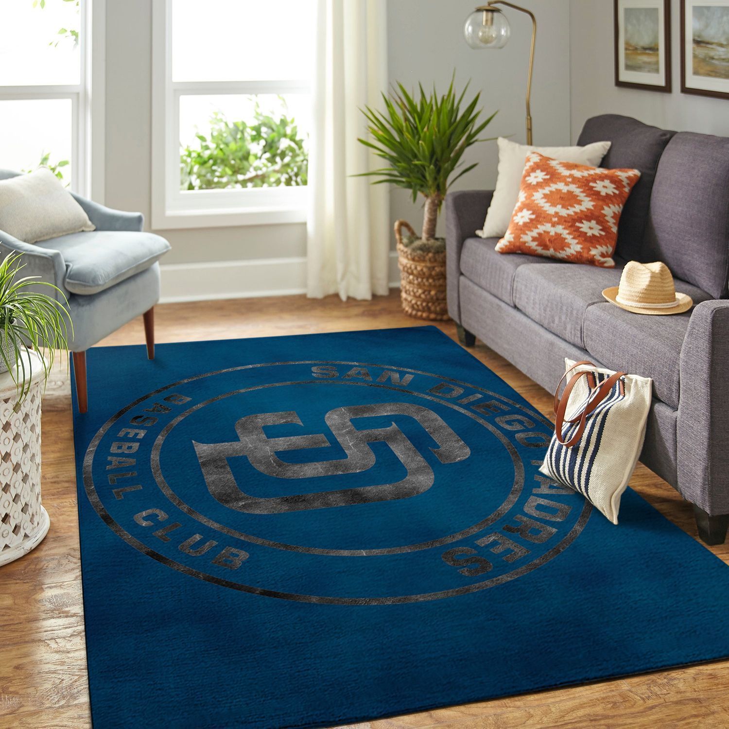Amazon San Diego Padres Living Room Area Rug