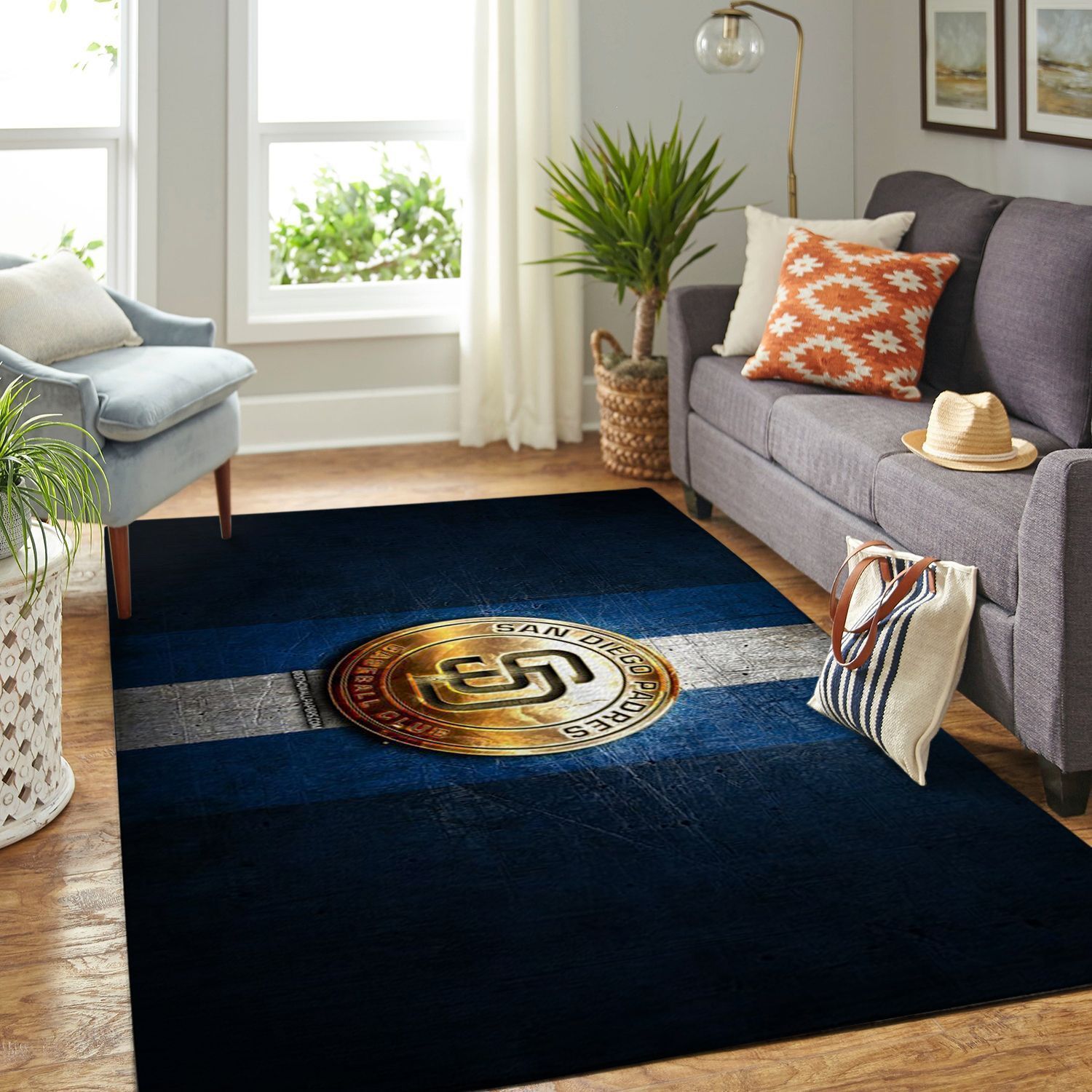 Amazon San Diego Padres Living Room Area Rug