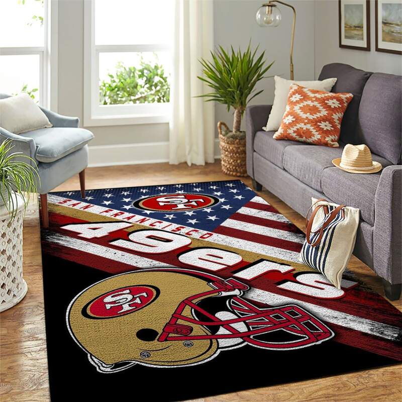 Amazon San Francisco 49ers Living Room Area Rug