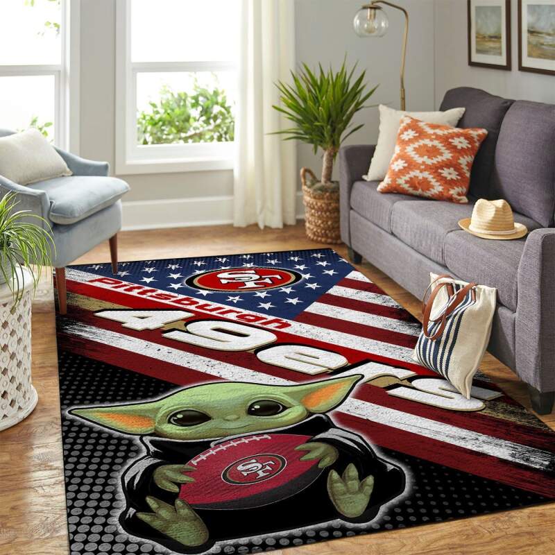 Amazon San Francisco 49ers Living Room Area Rug