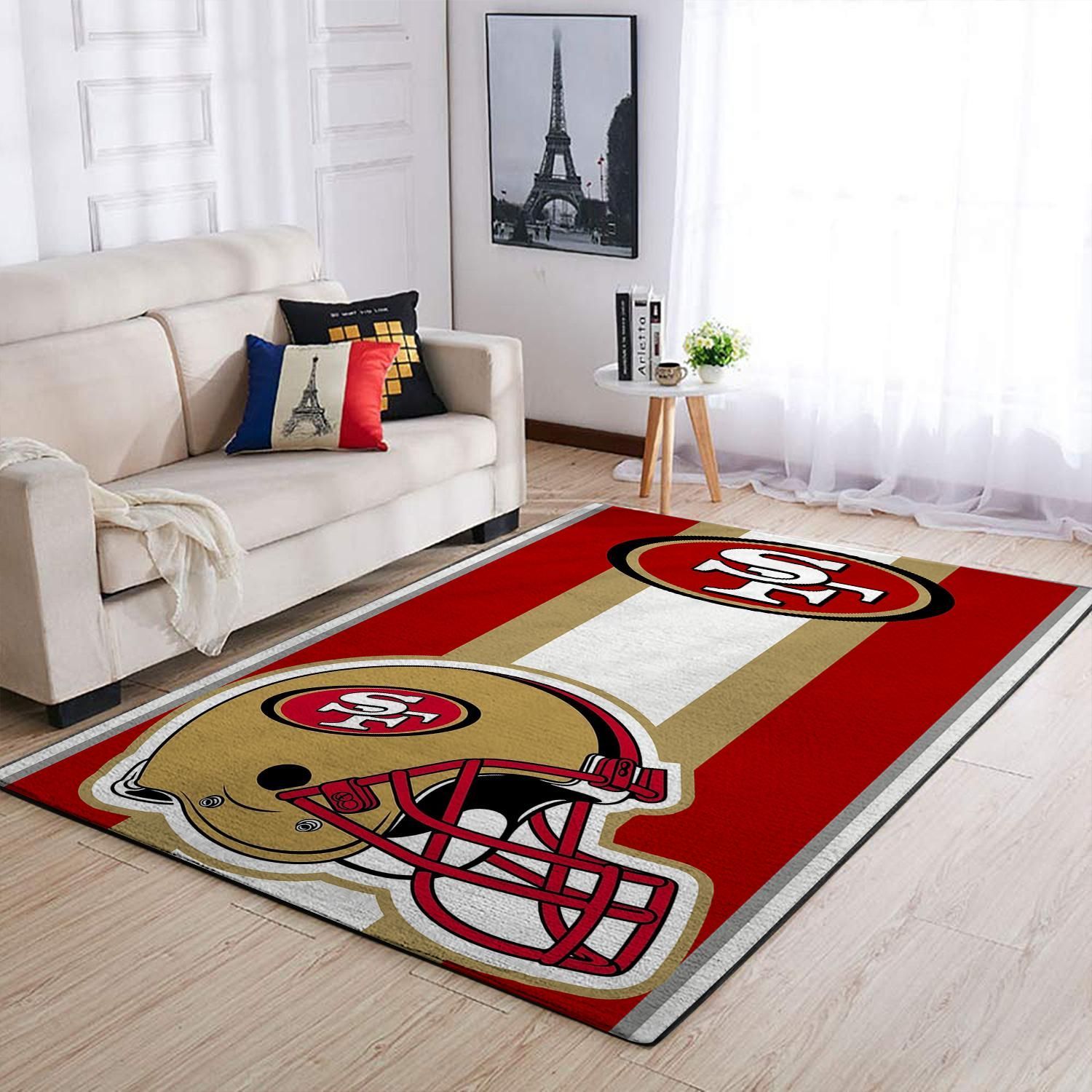 Amazon San Francisco 49ers Living Room Area Rug