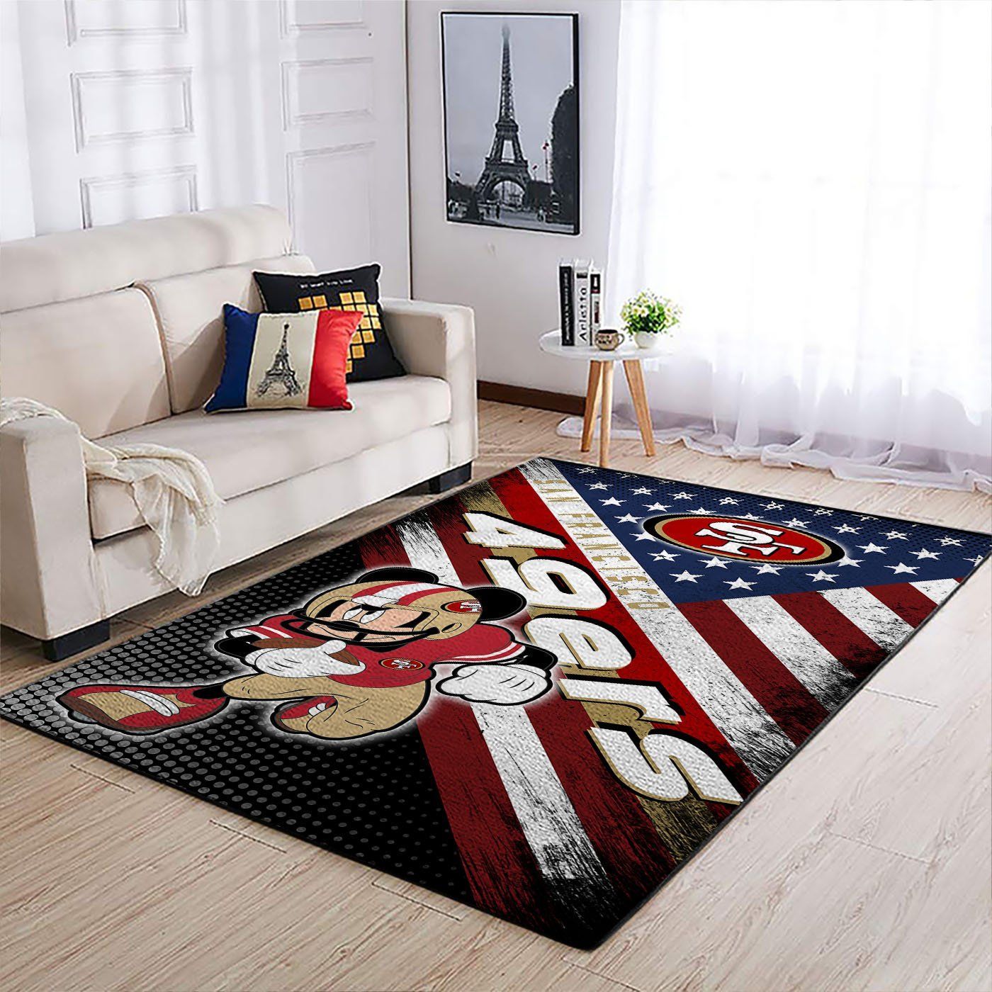 Amazon San Francisco 49ers Living Room Area Rug