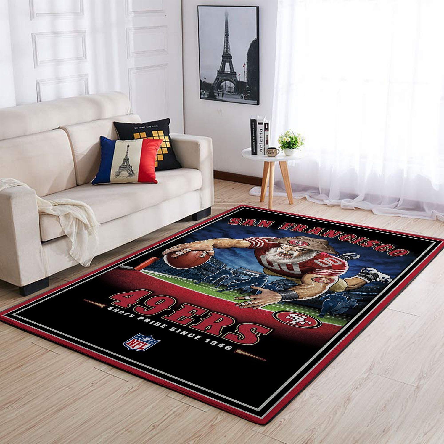 Amazon San Francisco 49ers Living Room Area Rug