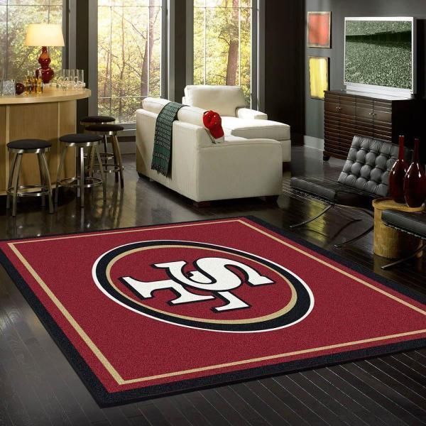 Amazon San Francisco 49ers Living Room Area Rug