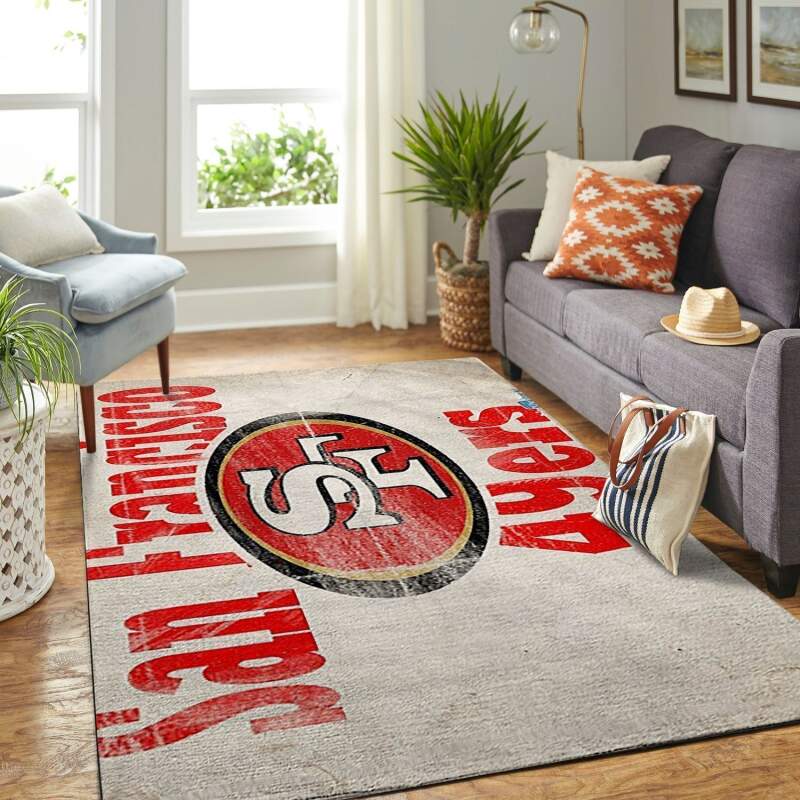 Amazon San Francisco 49ers Living Room Area Rug