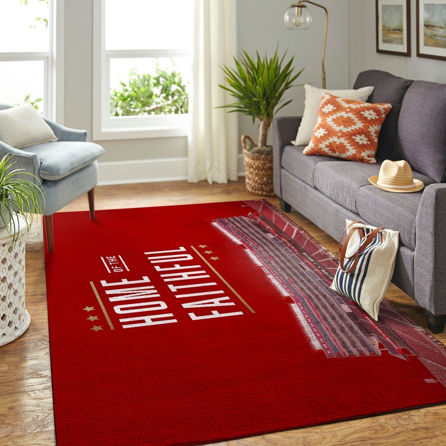 Amazon San Francisco 49ers Living Room Area Rug