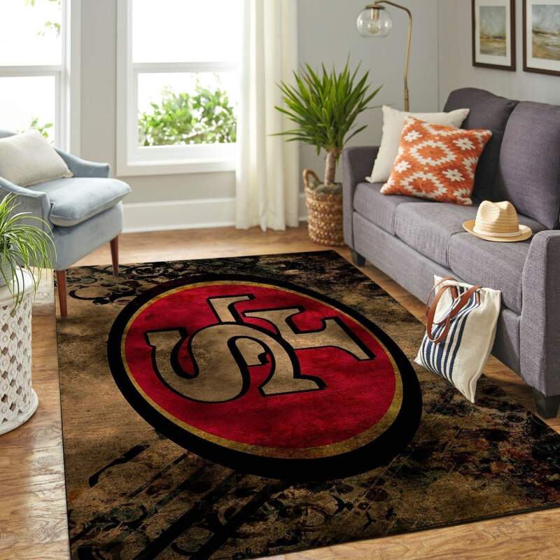 Amazon San Francisco 49ers Living Room Area Rug