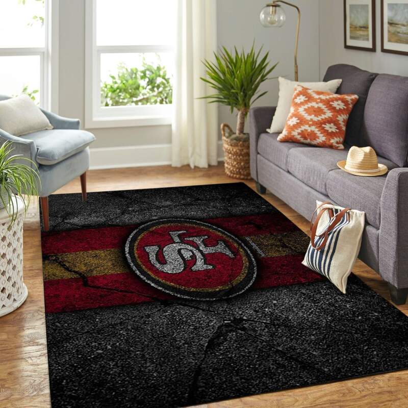 Amazon San Francisco 49ers Living Room Area Rug