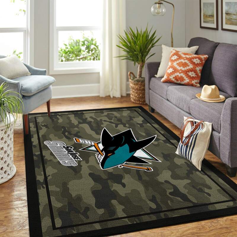 Amazon San Jose Sharks Living Room Area Rug