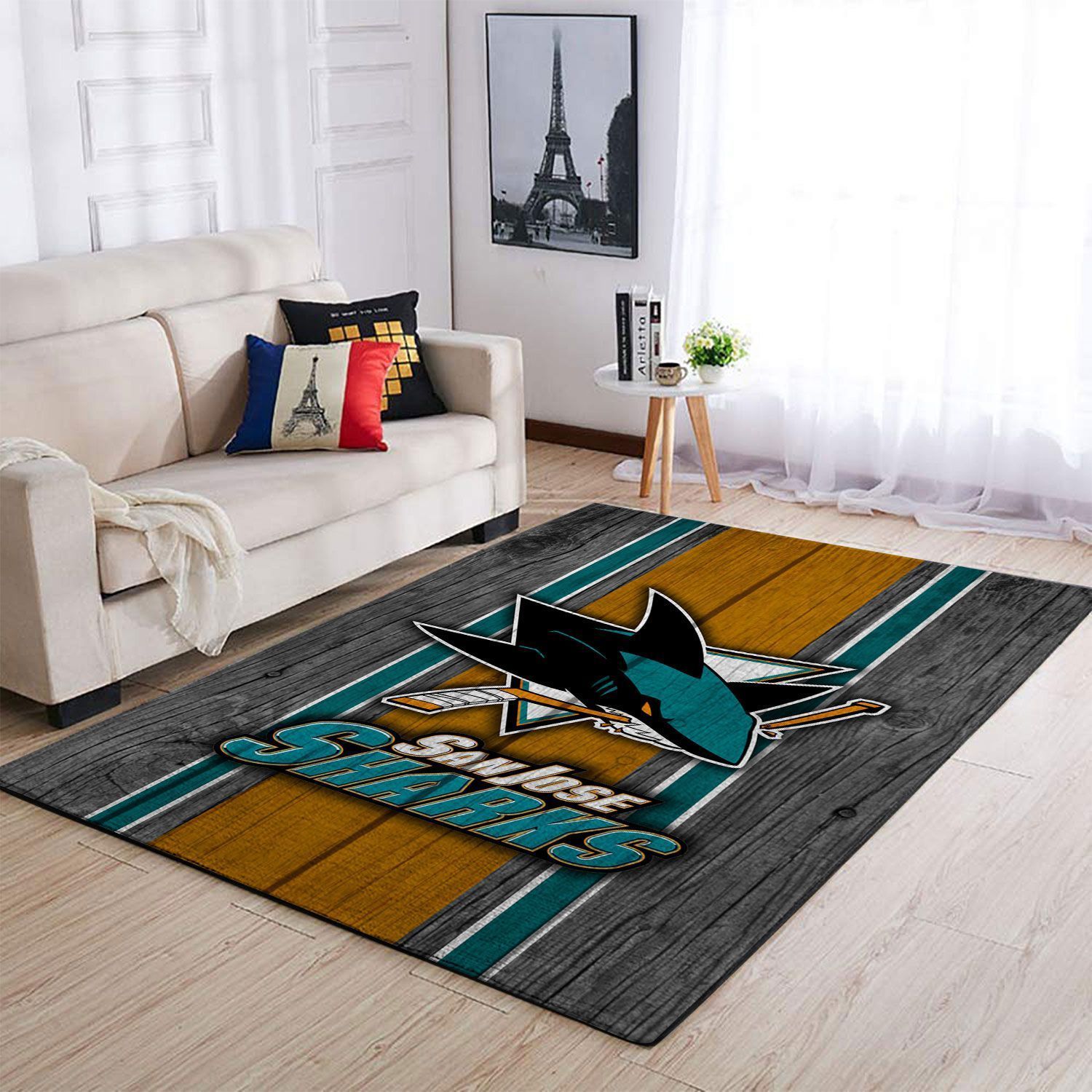 Amazon San Jose Sharks Living Room Area Rug