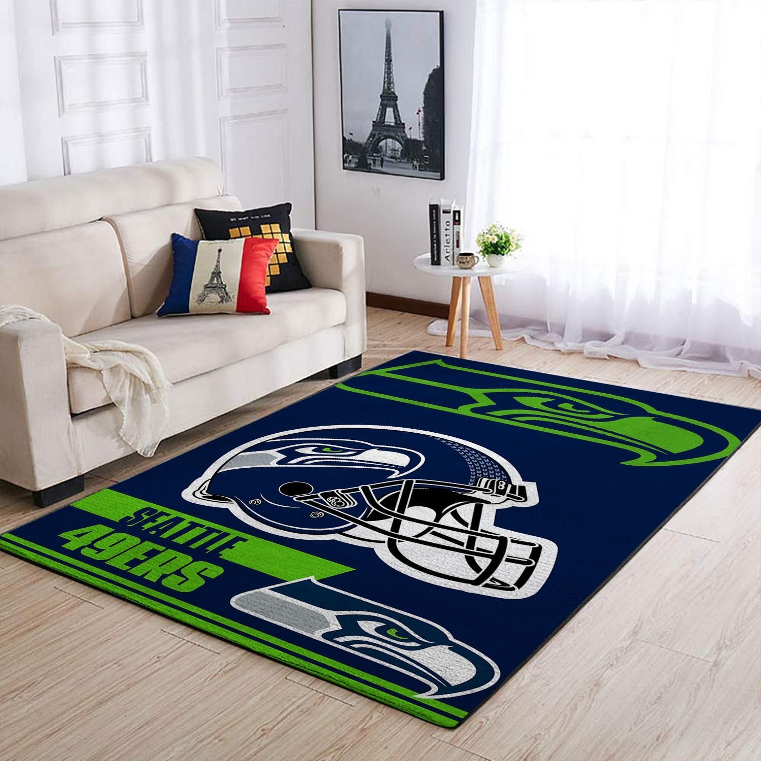 Amazon Seattle Seahawks Living Room Area Rug