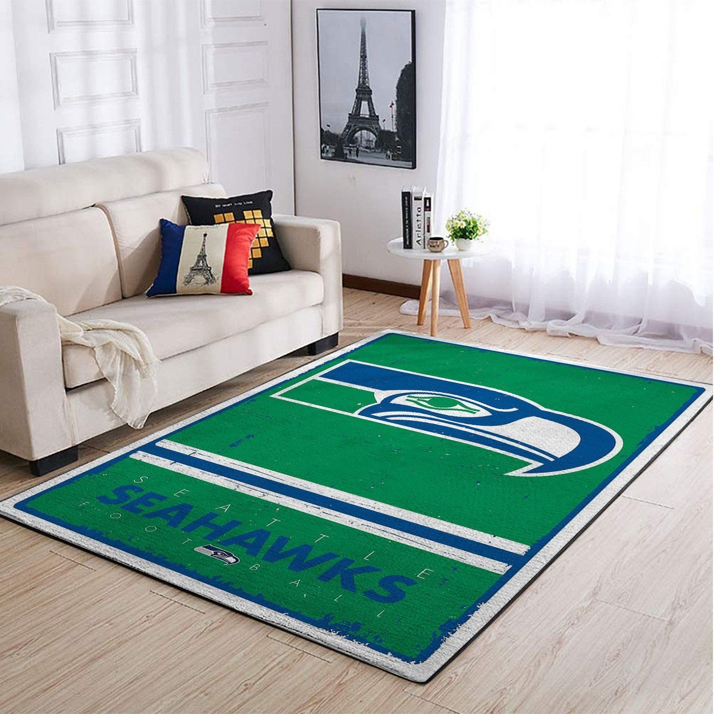 Amazon Seattle Seahawks Living Room Area Rug
