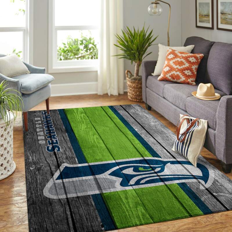 Amazon Seattle Seahawks Living Room Area Rug