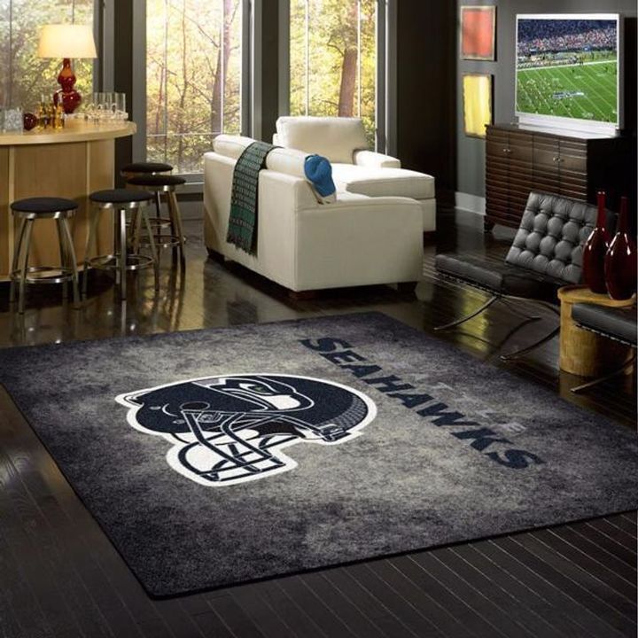 Amazon Seattle Seahawks Living Room Area Rug