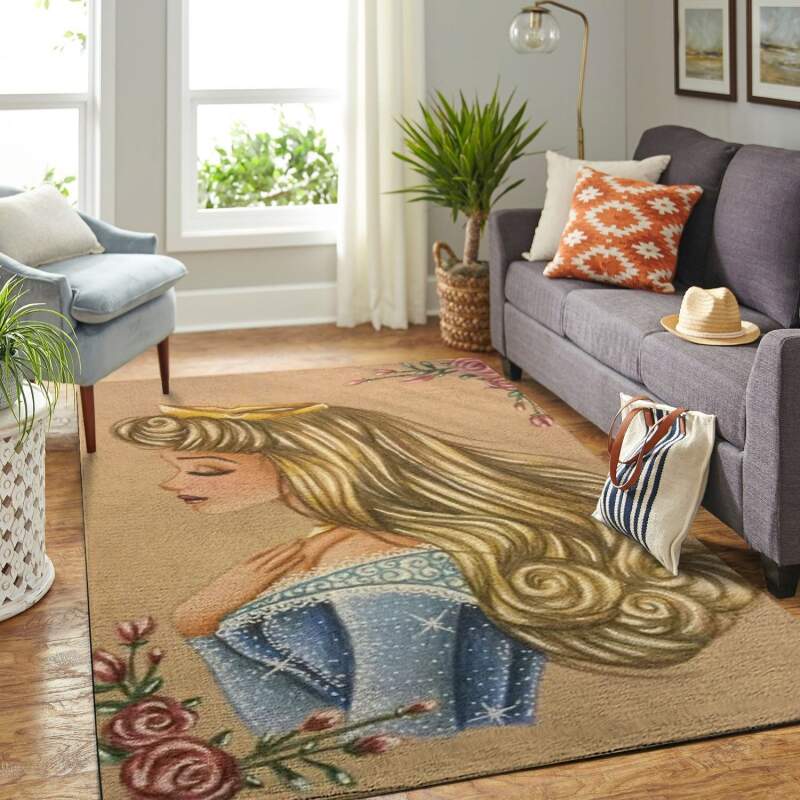 Amazon Sleeping Princess Aurora Living Room Area Rug