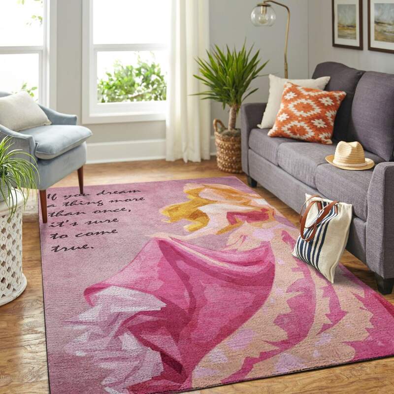 Amazon Sleeping Princess Aurora Living Room Area Rug