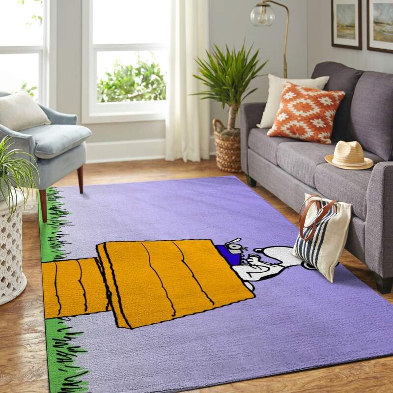 Amazon Snoopy Dog And Peanuts Comic Living Room Area Rug