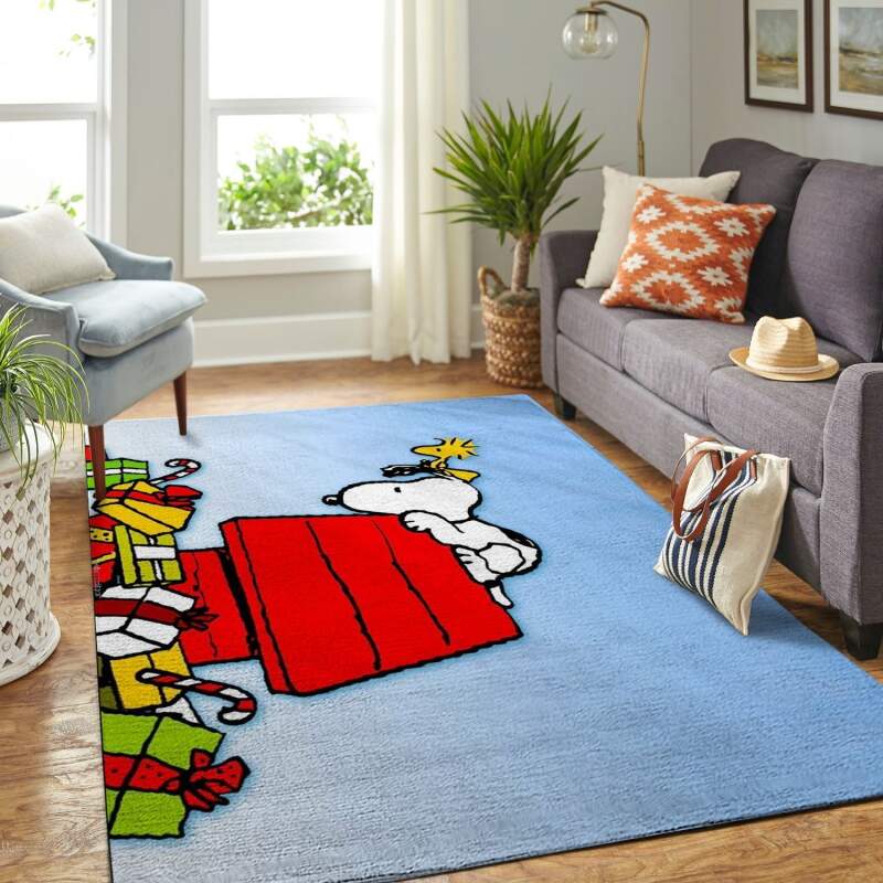 Amazon Snoopy Dog And Peanuts Comic Living Room Area Rug