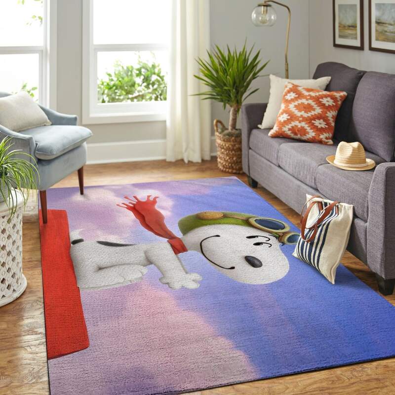Amazon Snoopy Dog And Peanuts Comic Living Room Area Rug