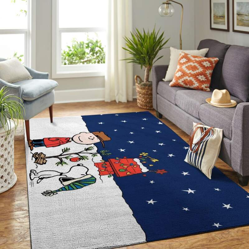 Amazon Snoopy Dog And Peanuts Comic Living Room Area Rug