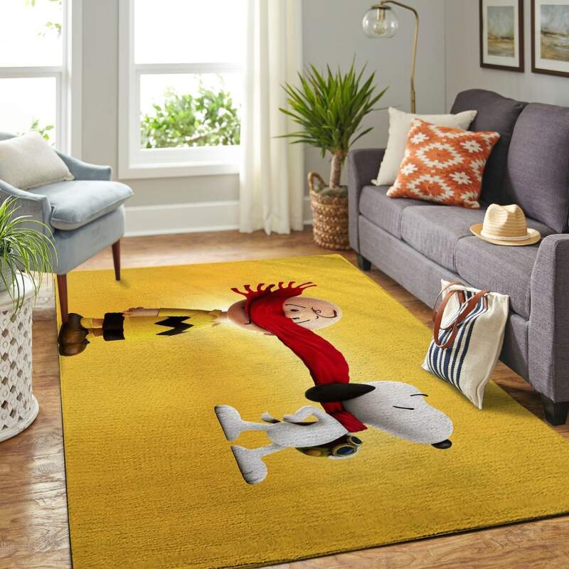 Amazon Snoopy Dog And Peanuts Comic Living Room Area Rug
