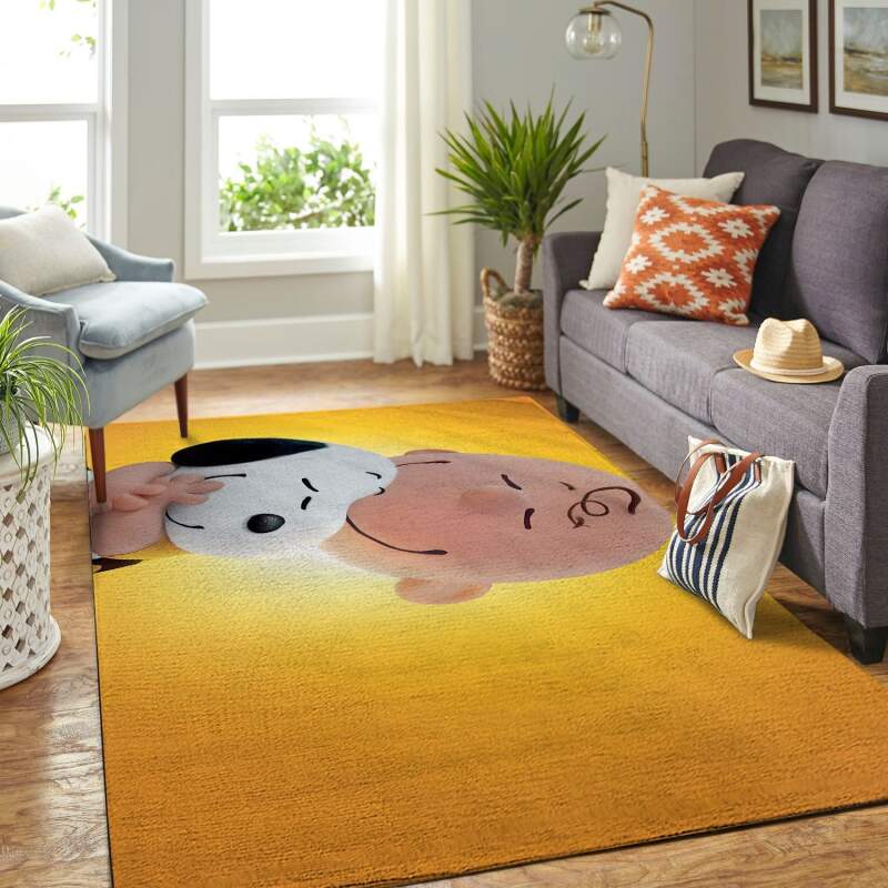 Amazon Snoopy Dog And Peanuts Comic Living Room Area Rug