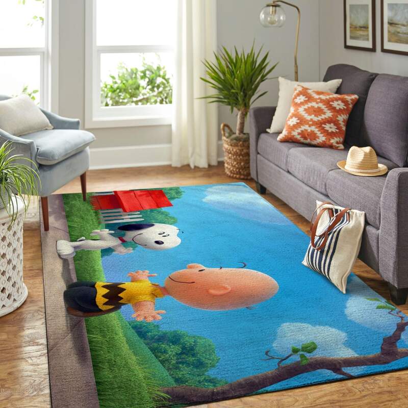 Amazon Snoopy Dog And Peanuts Comic Living Room Area Rug