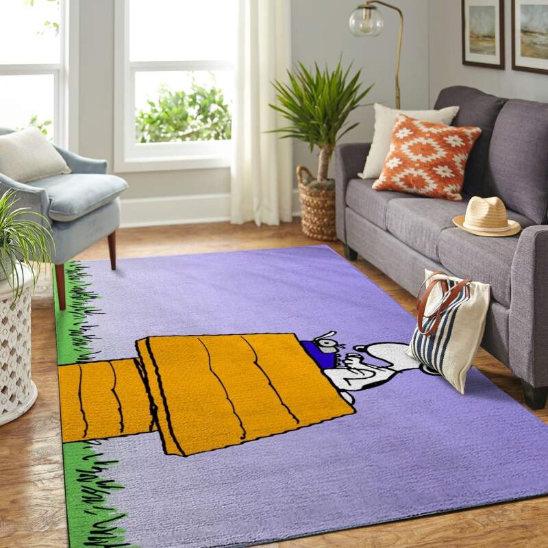 Amazon Snoopy Dog And Peanuts Comic Living Room Area Rug