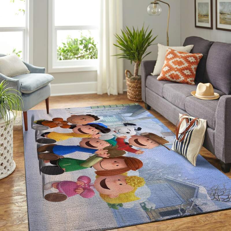 Amazon Snoopy Dog And Peanuts Comic Living Room Area Rug