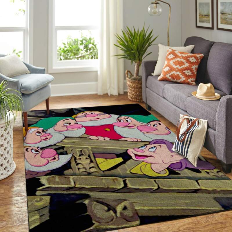 Amazon Snow White And Seven Dwarfs Living Room Area Rug