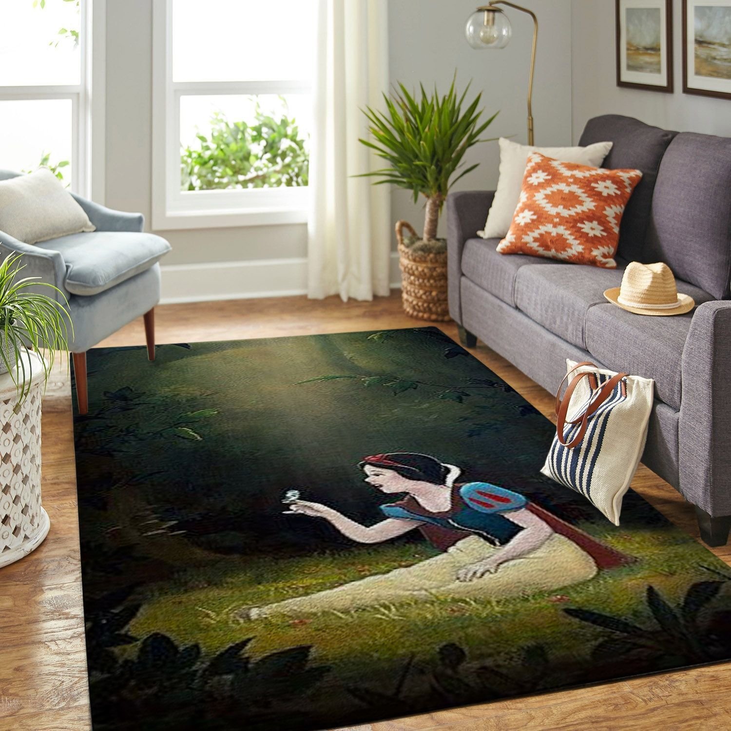 Amazon Snow White And Seven Dwarfs Living Room Area Rug