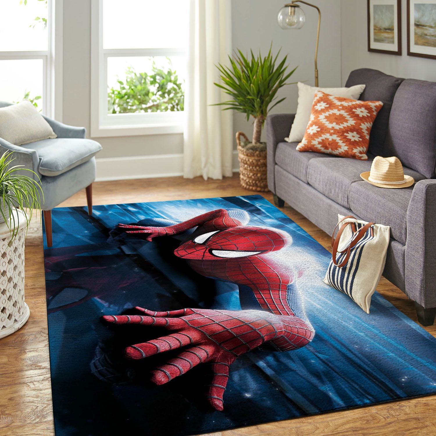 Amazon Spiderman Living Room Area Rug