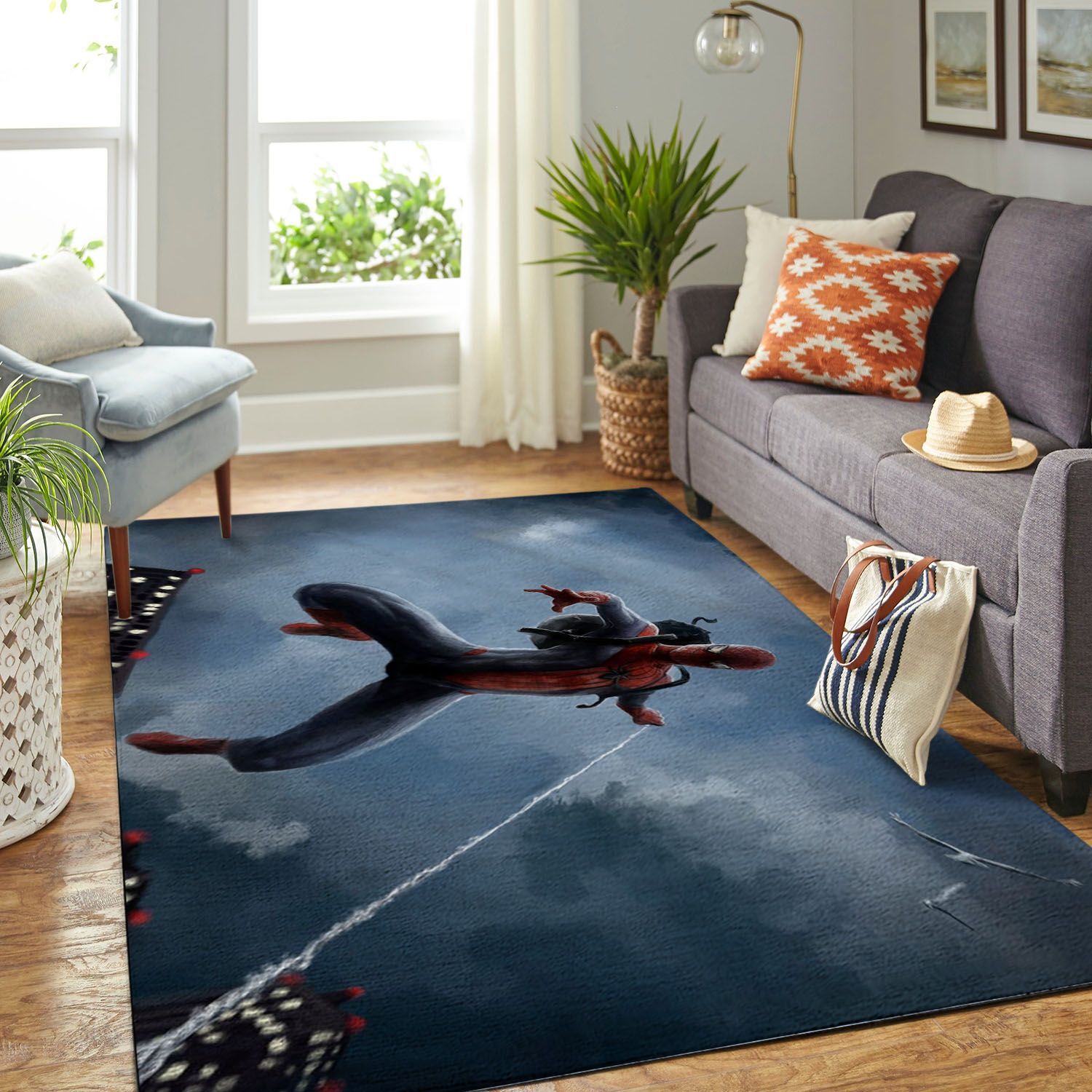 Amazon Spiderman Living Room Area Rug