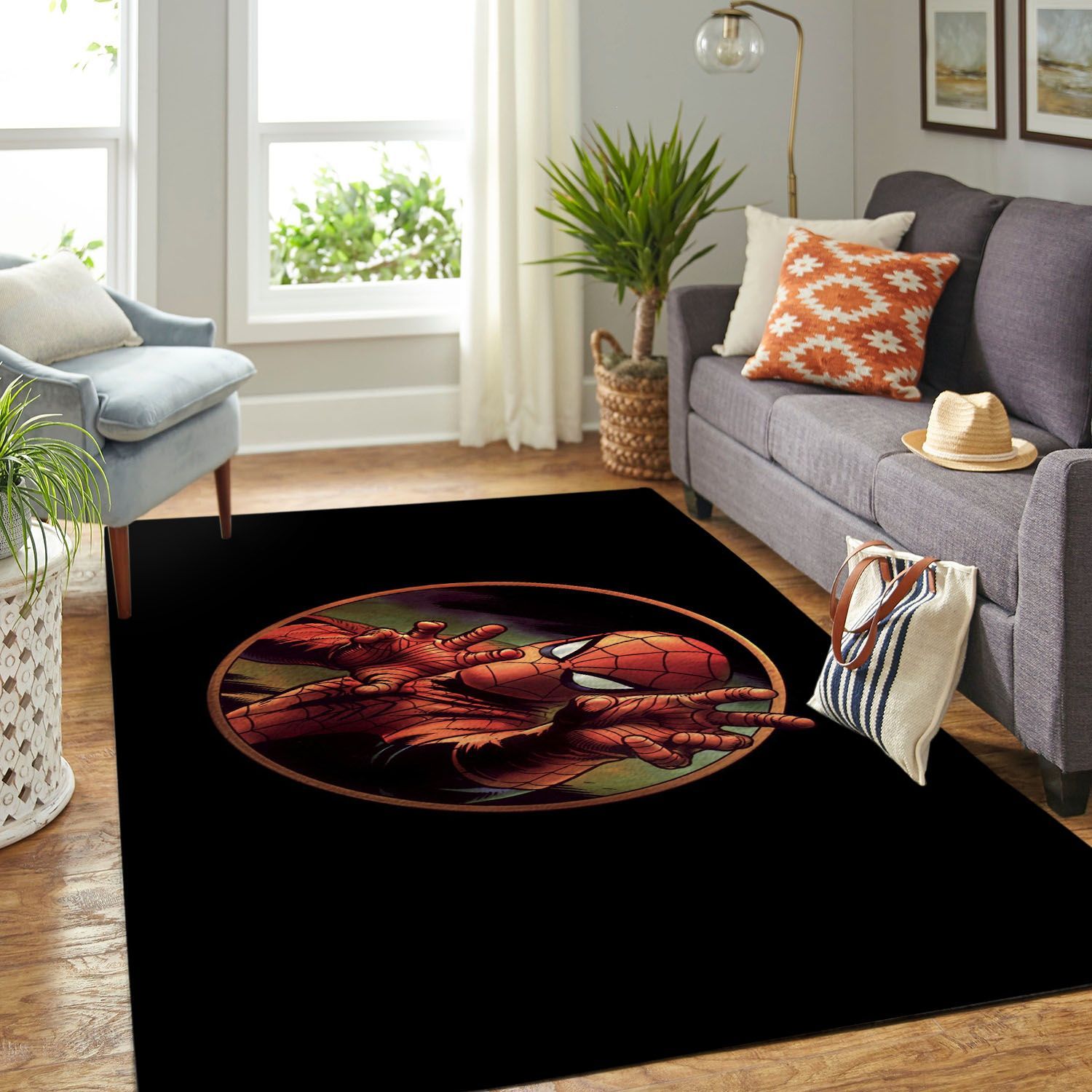 Amazon Spiderman Living Room Area Rug