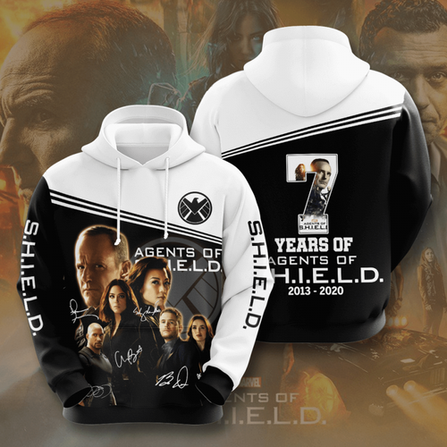 Amazon Sports Team Agents Of S.h.i.l.d Movie Character Anniversary Hoodie 3D