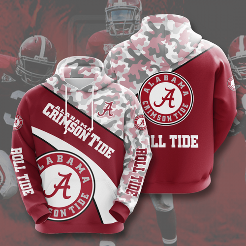 Amazon Sports Team Alabama Crimson Tide Hoodie 3D