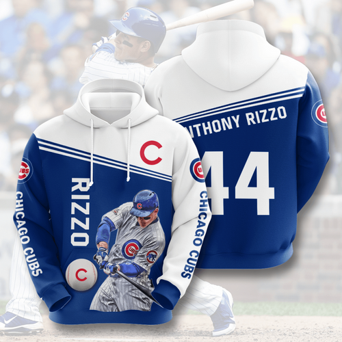 Amazon Sports Team Anthony Rizzo Chicago Cubs Hoodie 3D