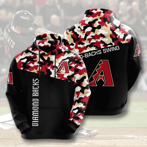 Amazon Sports Team Arizona Diamondbacks Hoodie 3D