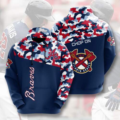 Amazon Sports Team Atlanta Braves Hoodie 3D