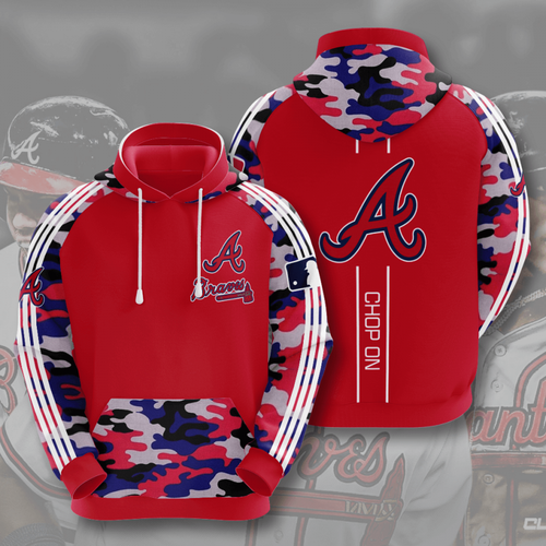 Amazon Sports Team Atlanta Braves Hoodie 3D