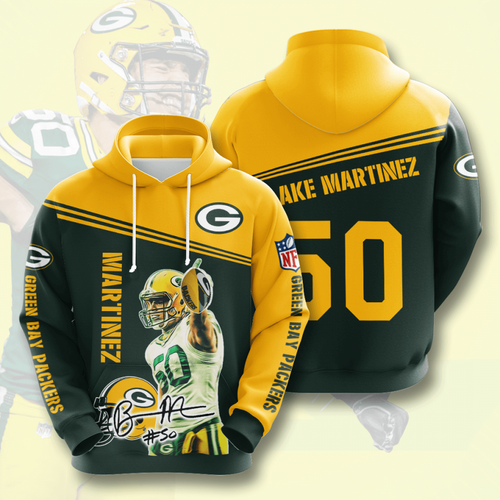 Amazon Sports Team Blake Martinez Green Bay Packers Hoodie 3D