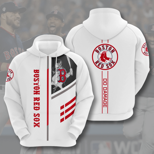 Amazon Sports Team Boston Red Sox Hoodie 3D