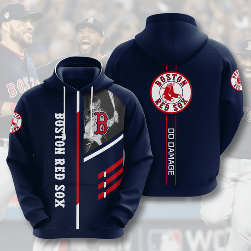 Amazon Sports Team Boston Red Sox Hoodie 3D