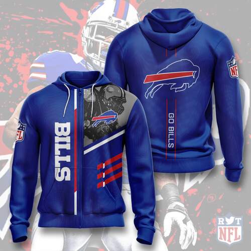 Amazon Sports Team Buffalo Bills Hoodie 3D