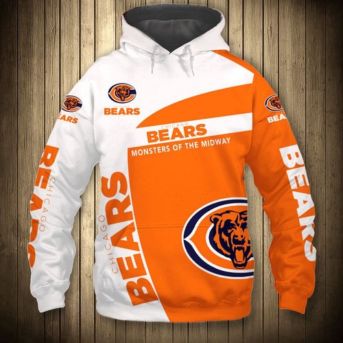 Amazon Sports Team Chicago Bears Monsters Of The Midway Hoodie 3D