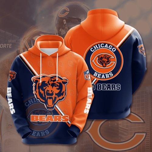 Amazon Sports Team Chicago Bears Nfl Hoodie 3D