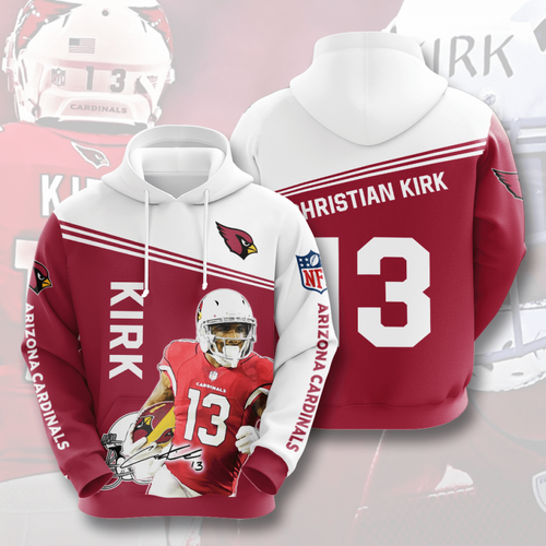 Amazon Sports Team Christian Kirk Arizona Cardinals Hoodie 3D