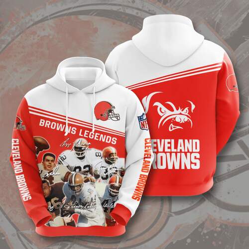 Amazon Sports Team Cleveland Browns Hoodie 3D